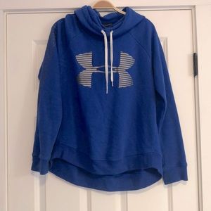 Under Armor : royal blue cowl neck sweatshirt : size M